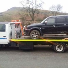 Truck recovery in the countryside