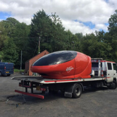 ESP pod on Simpsons Breakdown Recovery truck in Birmingham